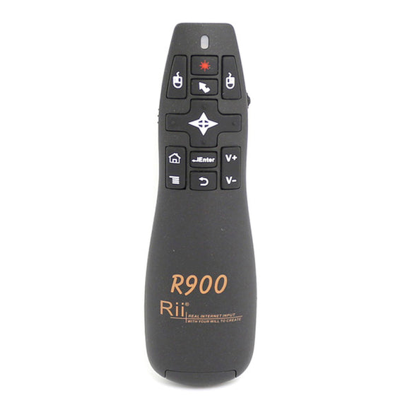 Rii R900 2.4G Wireless Air Mouse Laser Pointer Powerpoint Presenter for Android TV Box PC