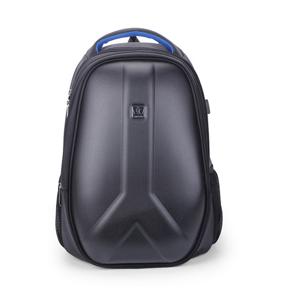 Men Hard Shell Backpack USB External Charging Travel Bag Laptop Bag for 15.6 Inches Laptops