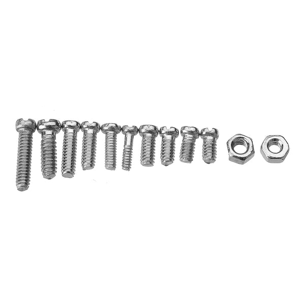 Suleve MXSS7 600Pcs Stainless Steel M1/1.2/1.4/1.6 Small Screws Nut for Watches Clocks Mobile 2-4mm
