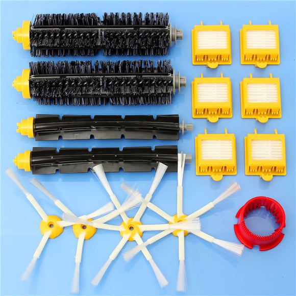 15pcs Vacuum Cleaner Accessories Kit Filters and Brushes for iRobot Roomba 700 Series
