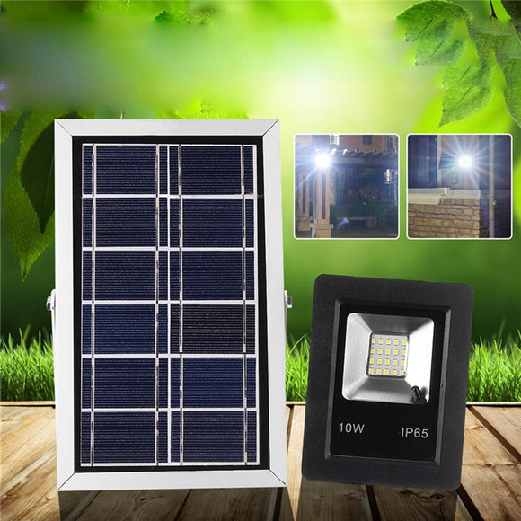 10W Solar Powered 20 LED Flood Light Waterproof Security Outdoor Lamp with Remote Controller