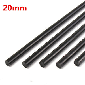 Black Nylon Rods 20mm Diameter Engineering Round Bar 100/200/300/400/500/600mm