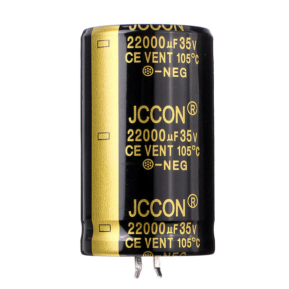 5Pcs 22000UF 35V 30x50mm Radial Aluminium Electrolytic Capacitor High Frequency 105C