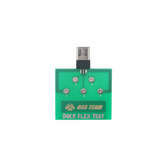 Micro USB 5 Pin PCB Test Board for Android Mobile Phone Battery Power Charging Dock Flex Easy Test