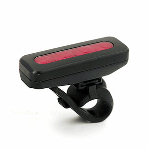 4 LED USB Rechargeable Bike Bicycle Cycling Tail Rear Safety Warning Light Lamp