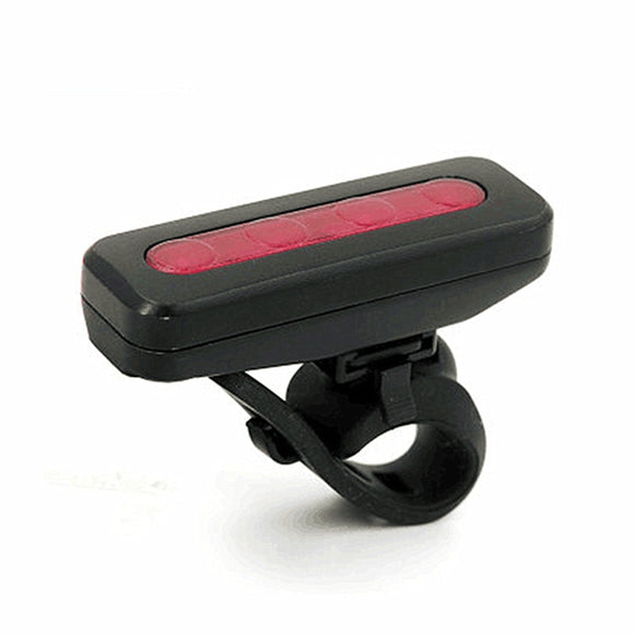 4 LED USB Rechargeable Bike Bicycle Cycling Tail Rear Safety Warning Light Lamp