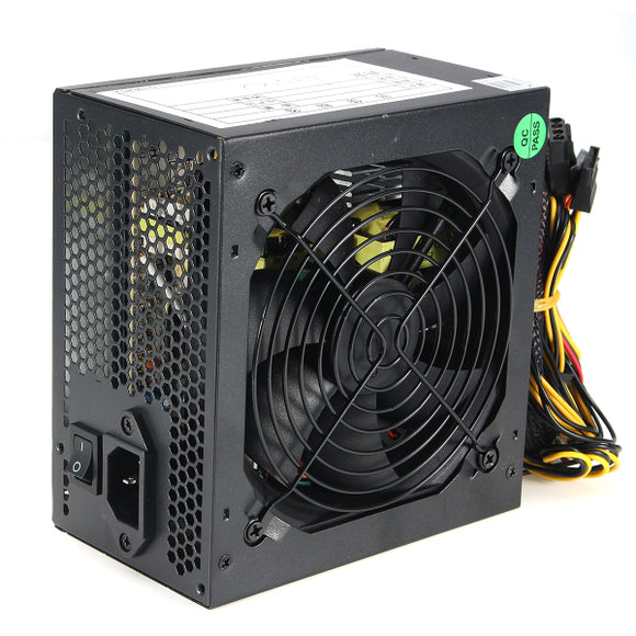 550W 120mm Fan ATX SATA PCI-E Power Supply for Intel AMD PC Unit