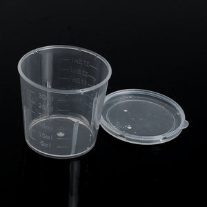 30ml Plastic Graduated Measuring Cylinder Container Tube Cups for Laboratory Lab