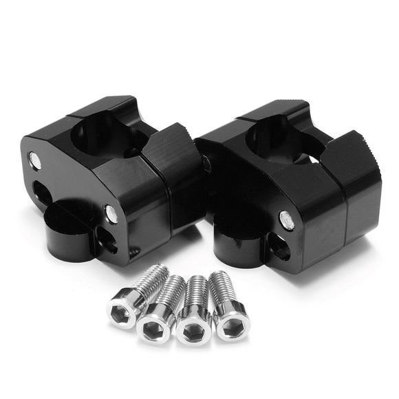 Piar 28mm 1 1/8'' Handlebar Fat Bar Riser Mount Clamp Motorcycle Dirt Pit Quad ATV