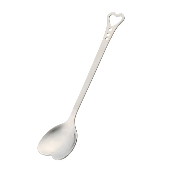 Heart Shape Stainless Steel Coffee Spoon Tea Spoon Ice Cream Yogurt Honey Spoon
