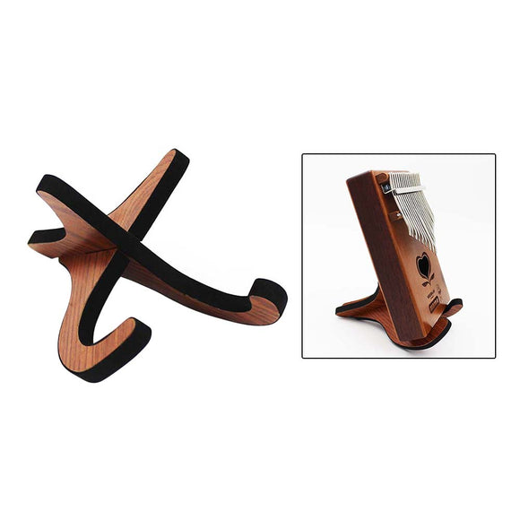 Portable Wooden Thumb Piano Stand Holder Kalimb a Bracket for 10-Key 17-Key Kalimb a
