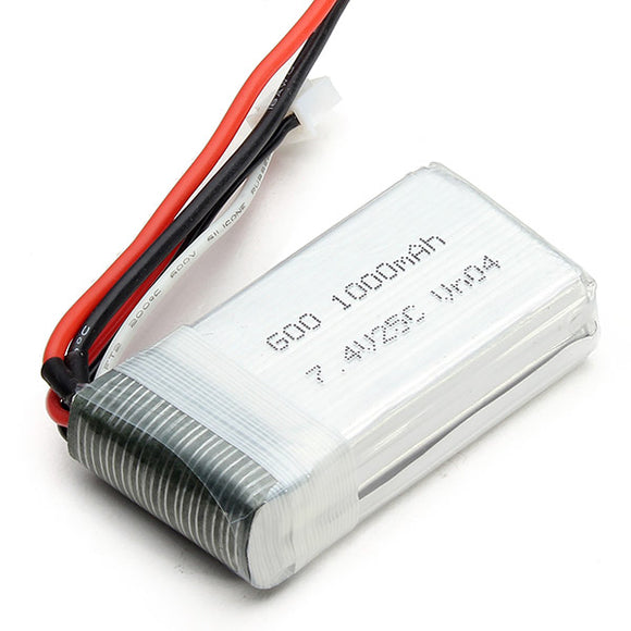 MJX X600 X601H RC Hexacopter Spare Parts 7.4V 1000mAh 25C Upgrade Battery