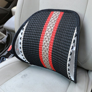 Bamboo Summer Car Back Cushion Seat Chair Ventilate Cushion Pad