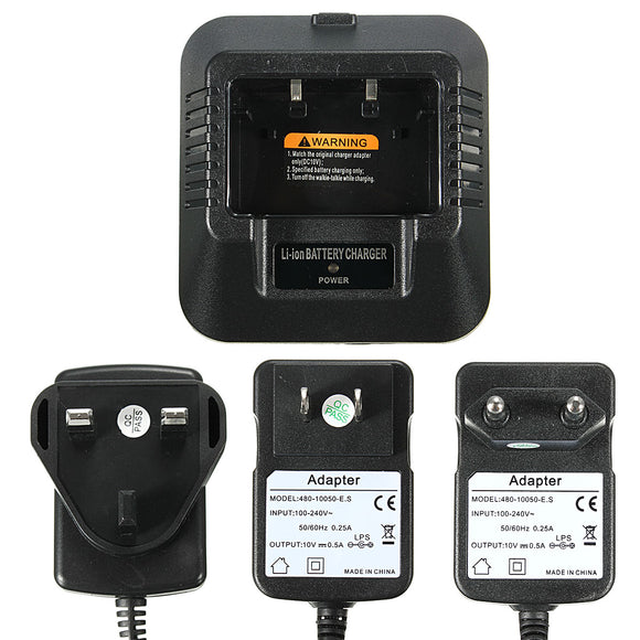 Radio Original Desktop Battery Charger Base Power Adapter Fit for Baofeng UV-5R
