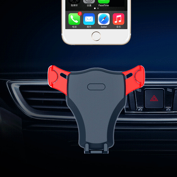 Gravity Lock Car Air Vent Phone Holder 360 Degrees Rotation Adjustable Bracket Stand for iPhone