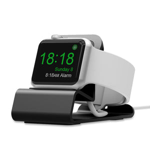 Aluminum Alloy Charging Dock Watch Stand Phone Holder For iWatch/Apple Watch Series 1/2/3/4