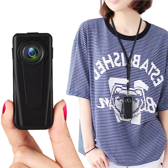 XANES F1 HD 1080P Mini Camera Vlog Camera Police Camera Security Guard Recorder Wearable Body Camera