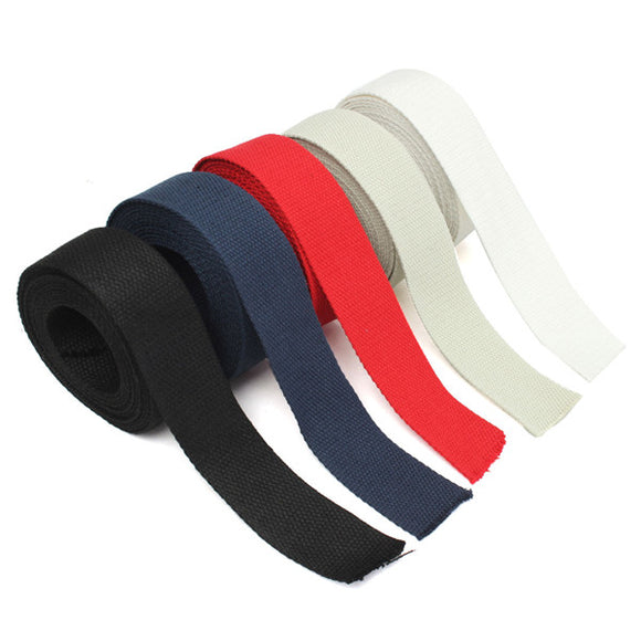 38mmx3m Cotton Webbing DIY Backpack Craft Strapping Tape -Five Color