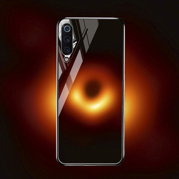 Bakeey Black Holes Collapsar Tempered Glass&Soft TPU Protective Case For Xiaomi Mi 9 SE