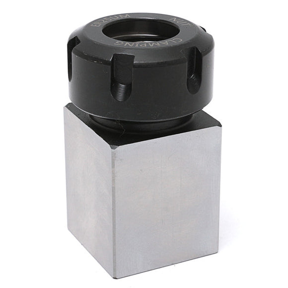 Hard Steel Square ER-25 Collet Chuck Block Lathe Tool Holder