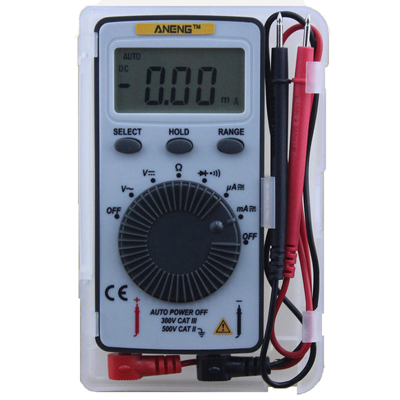 ANENG AN101 Pocket Digital Auto Range Multimeter Backlight AC/DC Voltage Current Meter SA847