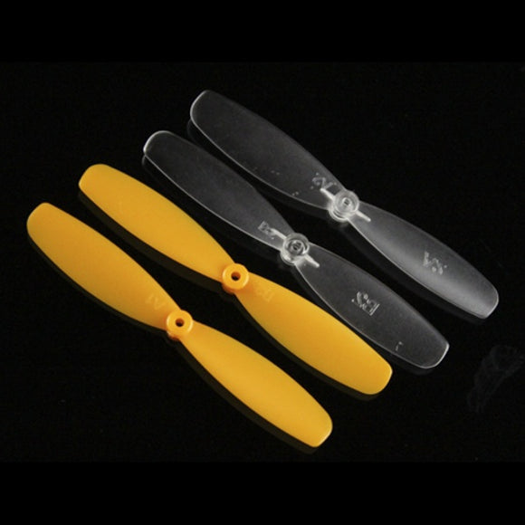 56mm CW CCW Transparent Propeller Blades 1.5mm Hole for LKTR120 Mini Quadcopter