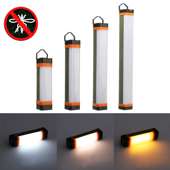 2W/3.5W/5.5W/7.5W Outdoor Camping Magnetic Light Mosquito Repellent LED Lamp 3 Modes USB Rechargeable Emergency Lantern Torch