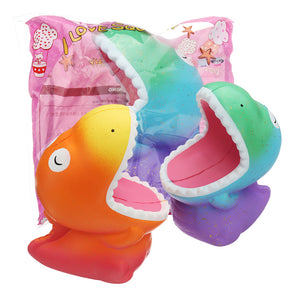 Big Mouth Dinosaur Squishy 15*12.5*8.5CM Slow Rising Soft Toy Gift Collection With Packaging