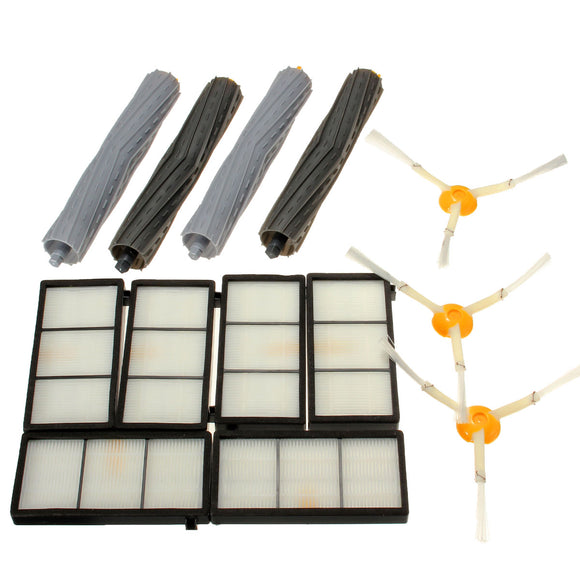 13Pcs Filters Brush Pack Replacement Kit For iRobot Roomba 800 900 Series