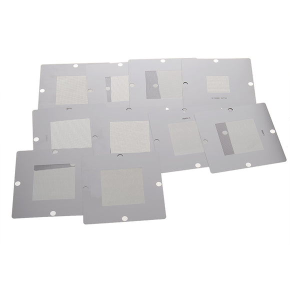 10 pcs 90 x 90 mm BGA Stencil Kit for Laptop Universal Reballing