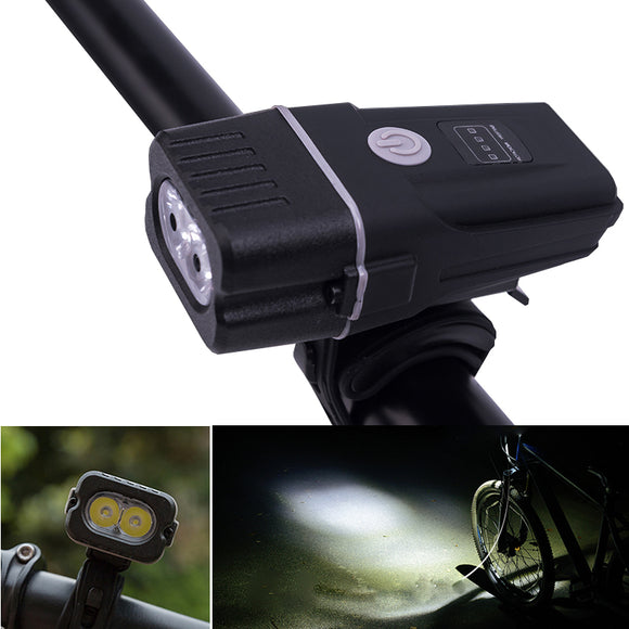 XANES DL19 Bike Bicycle Headlight USB Waterproof Cycling Light Xiaomi Electric Scooter Motorcycle