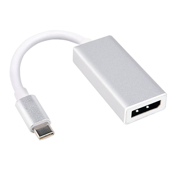 USB C to DisplayPort Adapter USB 3.1 Type C to DP Adapter Converter Support 4K 1080P Video Cable