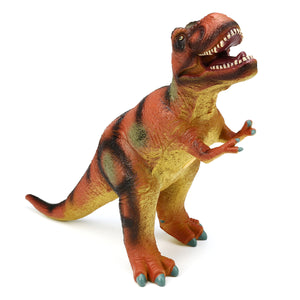 Large 21 Soft Stuffed Rubber Dinosaur T-Rex Tyrannosaurus Play Toy Animal Figures Diecast Model"