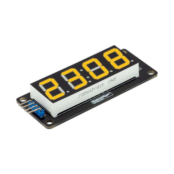 10Pcs RobotDyn Yellow LED Display Module 4-digit 7-segment Tube For Arduino DIY