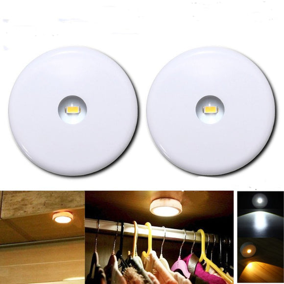 Wireless Touch Sensor LED Night Light Kitchen Under Cabinet Wardrobe Wall Lamp
