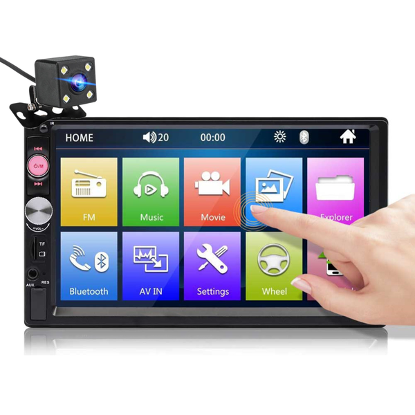 7023B 7 Inch 2 DIN Car Stereo Radio HD Touch Screen Multimedia MP5