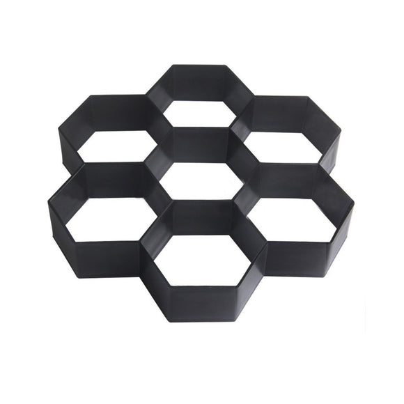 Honeycomb Hexagon Walk Maker Stepping Stone Reusable Paver Molds Brick Mould Cement Brick Mold DIY Garden Walkway Pavement