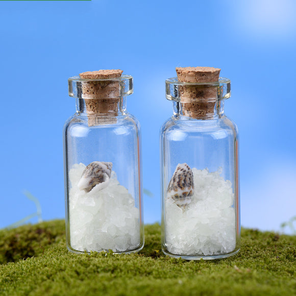 3.5cm Fluorescent Wishing Glass Bottle with Luminous Sand for Gift Home Decoration