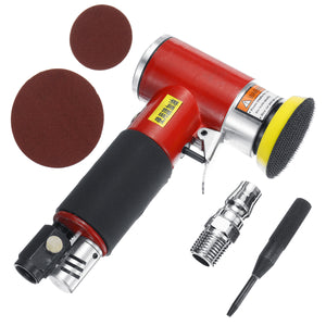 Mini Air Sander Eccentric Air Die Grinder Pneumatic Polisher Sanding Polishing Sander With Sanding Pad