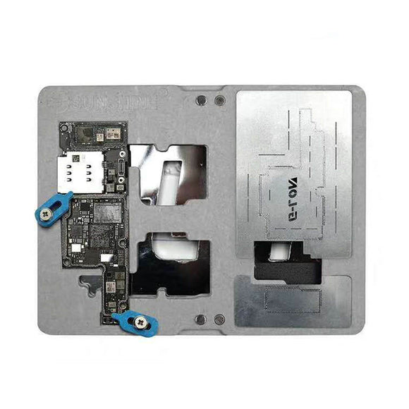 SS-601K Duble-sided Magnetic Fixed Motherboard Tinning PCB Fixture Set for iphone X XS MAX Motherboard Tinning Fixture Repair Tool