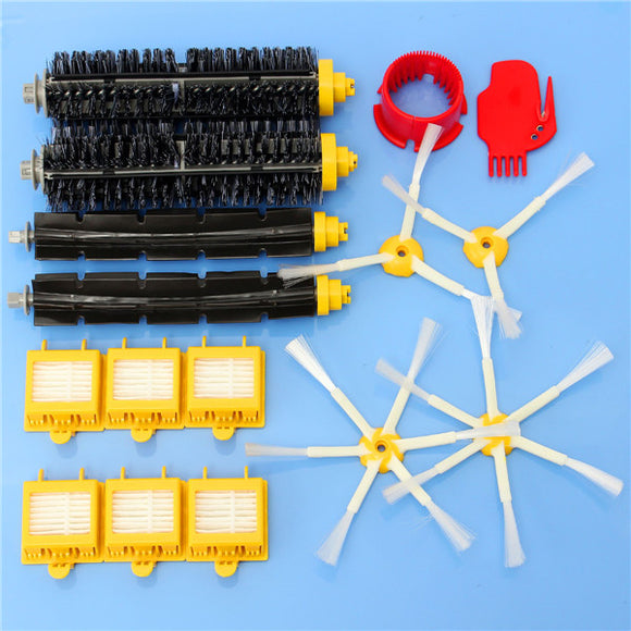 16pcs Vacuum Cleaner Accessory Kit Filters and Brushes for iRobot Roomba 700 Series