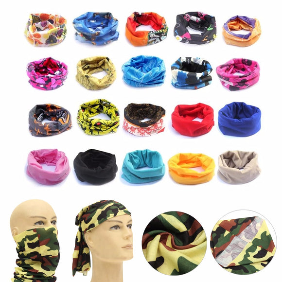 Sport Head Scarf Headbrand Face Mask Snood Motorcycle Cycling Outdooors