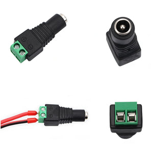 Power DC to Female Turning Terminals Solderless Head Plug 12V Power Interface For 3D Printer