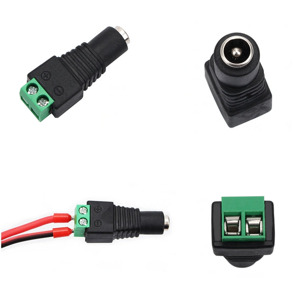 Power DC to Female Turning Terminals Solderless Head Plug 12V Power Interface For 3D Printer