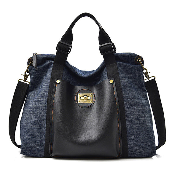 Women Jean Fashion Casual Handbag Shoulder Crossbody Bag