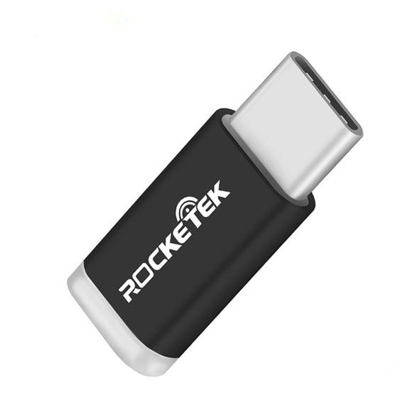 Rocketek Type C Male To Micro USB Female Charging OTG Adapter Converter for Phone Macbook Tablet