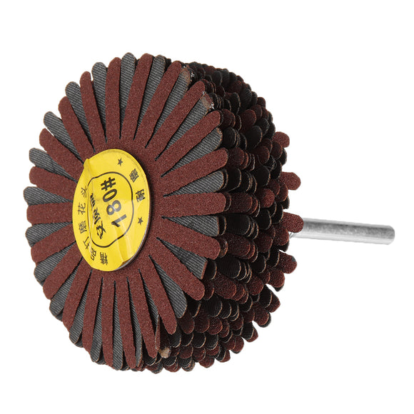 6x80mm Sanding Wheel Sandpaper Drum 80/120/180/320 Grit Polishing Wheel Abrasive Tool