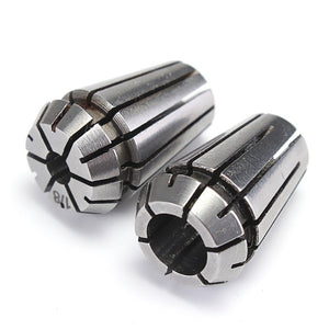 Drillpro 2pcs ER11 1/4 1/8 Inch Spring Collet Set for CNC Milling Lathe Tool Collet Chuck