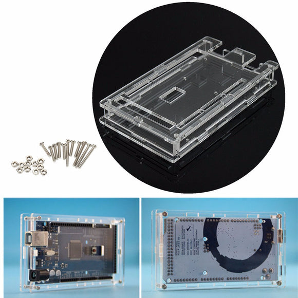 Transparent Acrylic Case Shell Enclosure Protective Box For Arduino MEGA 2560 R3