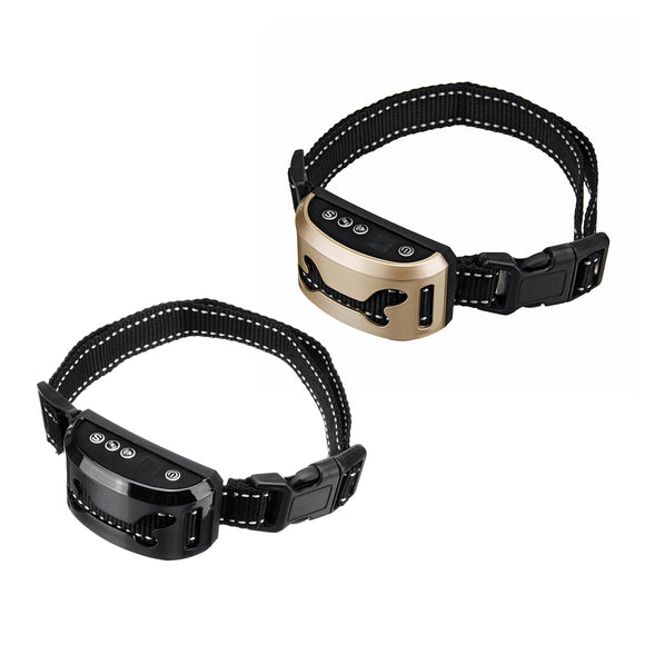 Anti Bark Control Collar 7 Gears Sensitivity Waterproof USB Rechargeable LCD